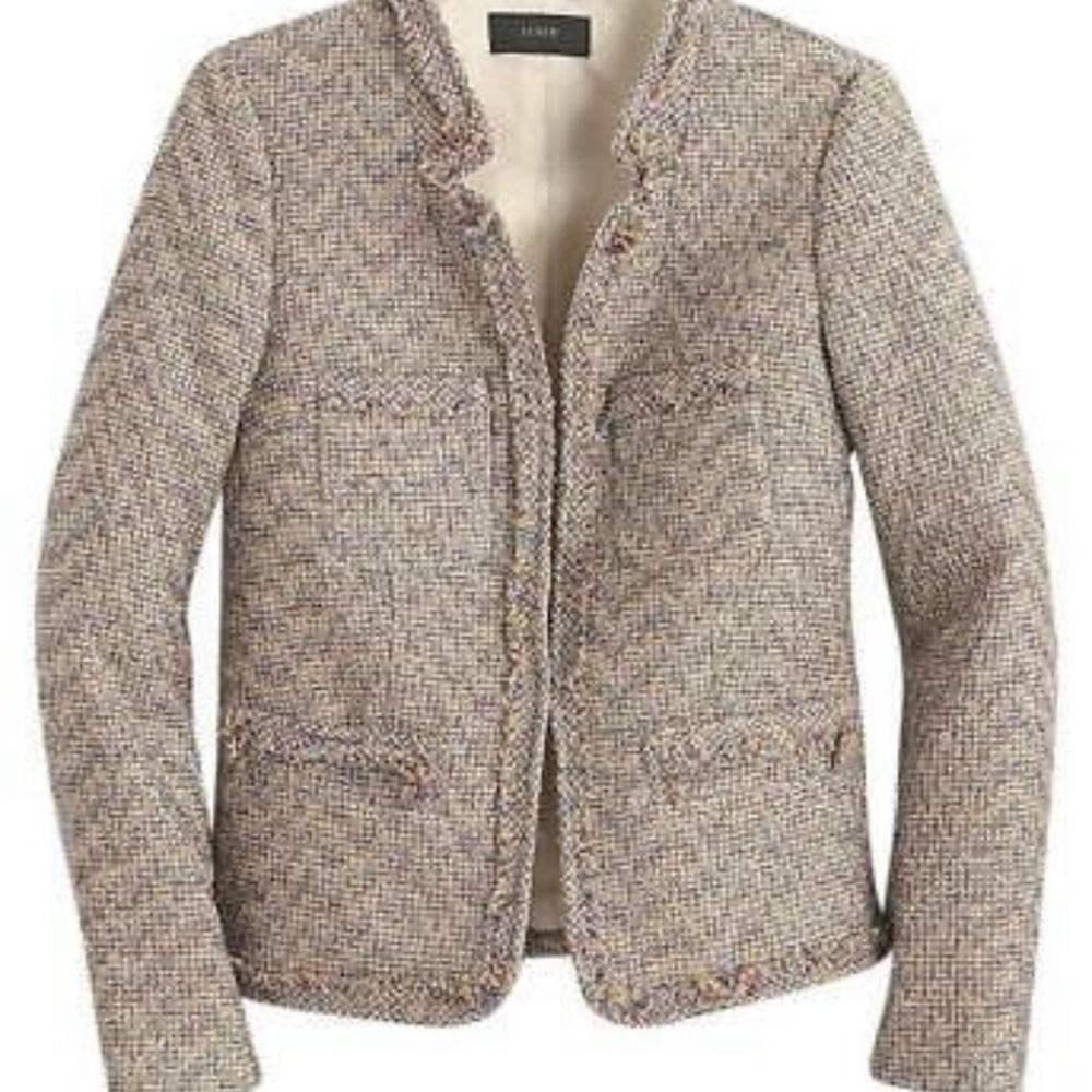 Jcrew Sparkly Tweed jacket and skirt set